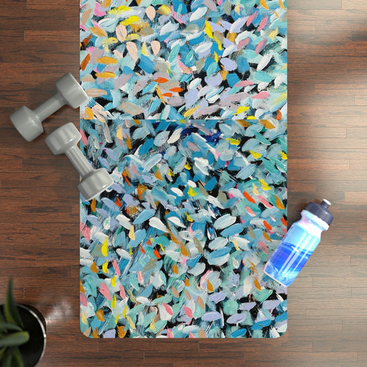 "Magical Existence" Original Artwork Rubber Yoga Mat