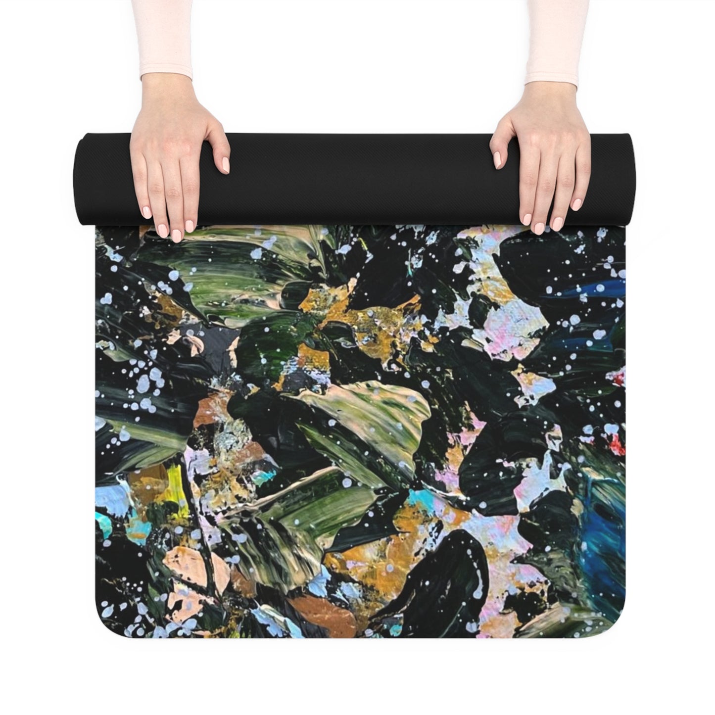 "Will I Open Or Will I Close" Rubber Yoga Mat