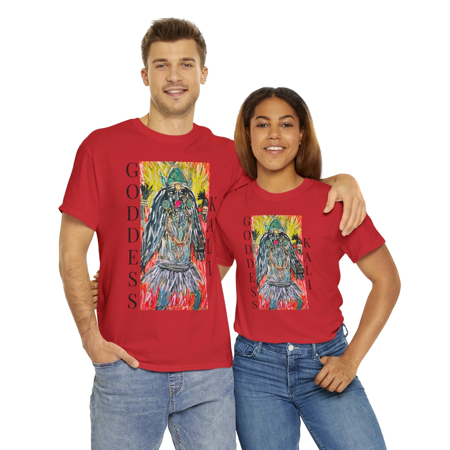 Hindu GODDESS Kali Unisex Heavy Cotton Tee