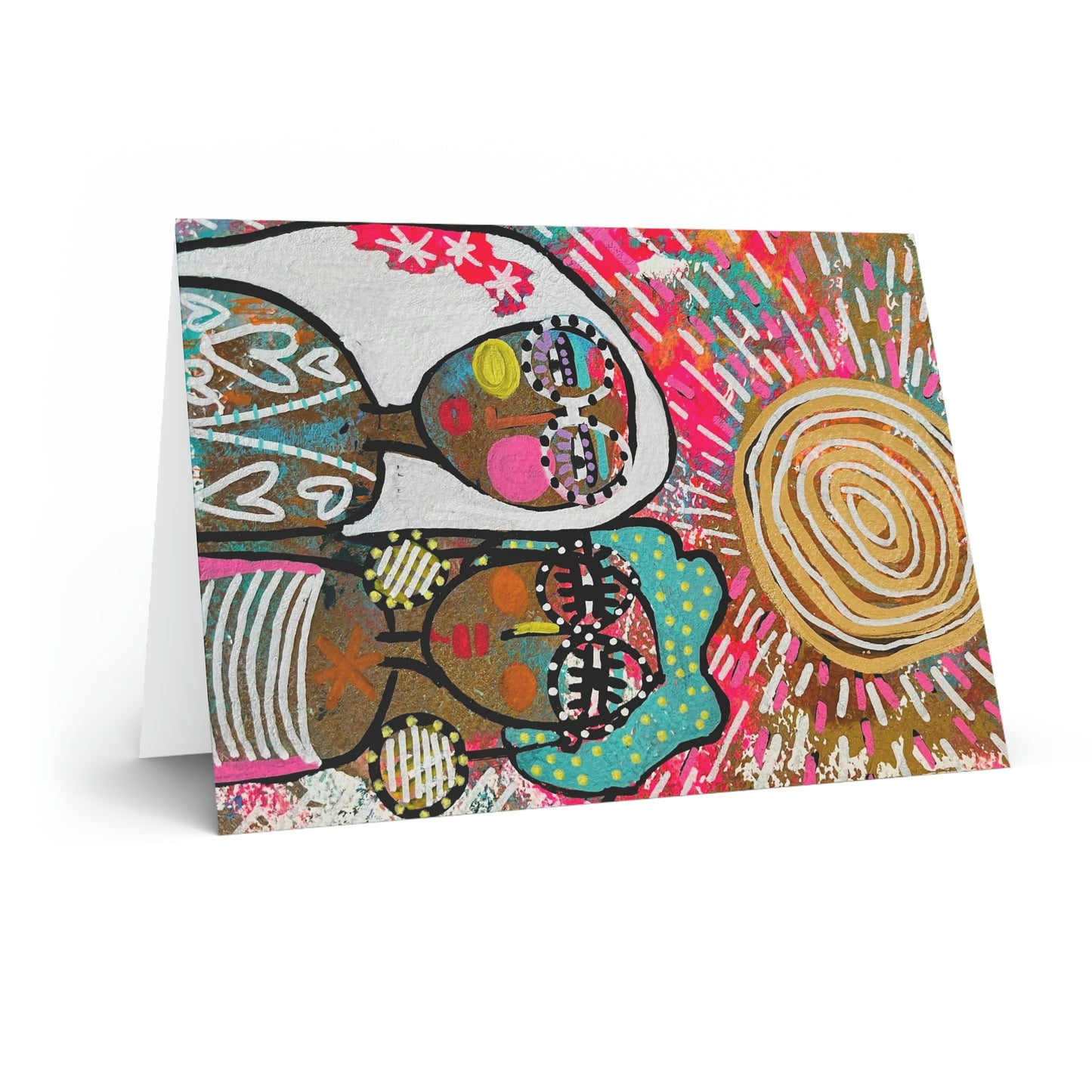 GIR TALK ART SERIES Greeting Cards