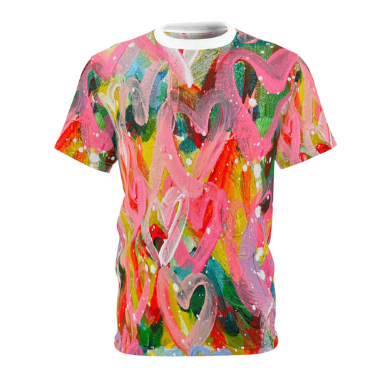 "Let's Get Loud" Original Artwork Unisex Cut & Sew Tee