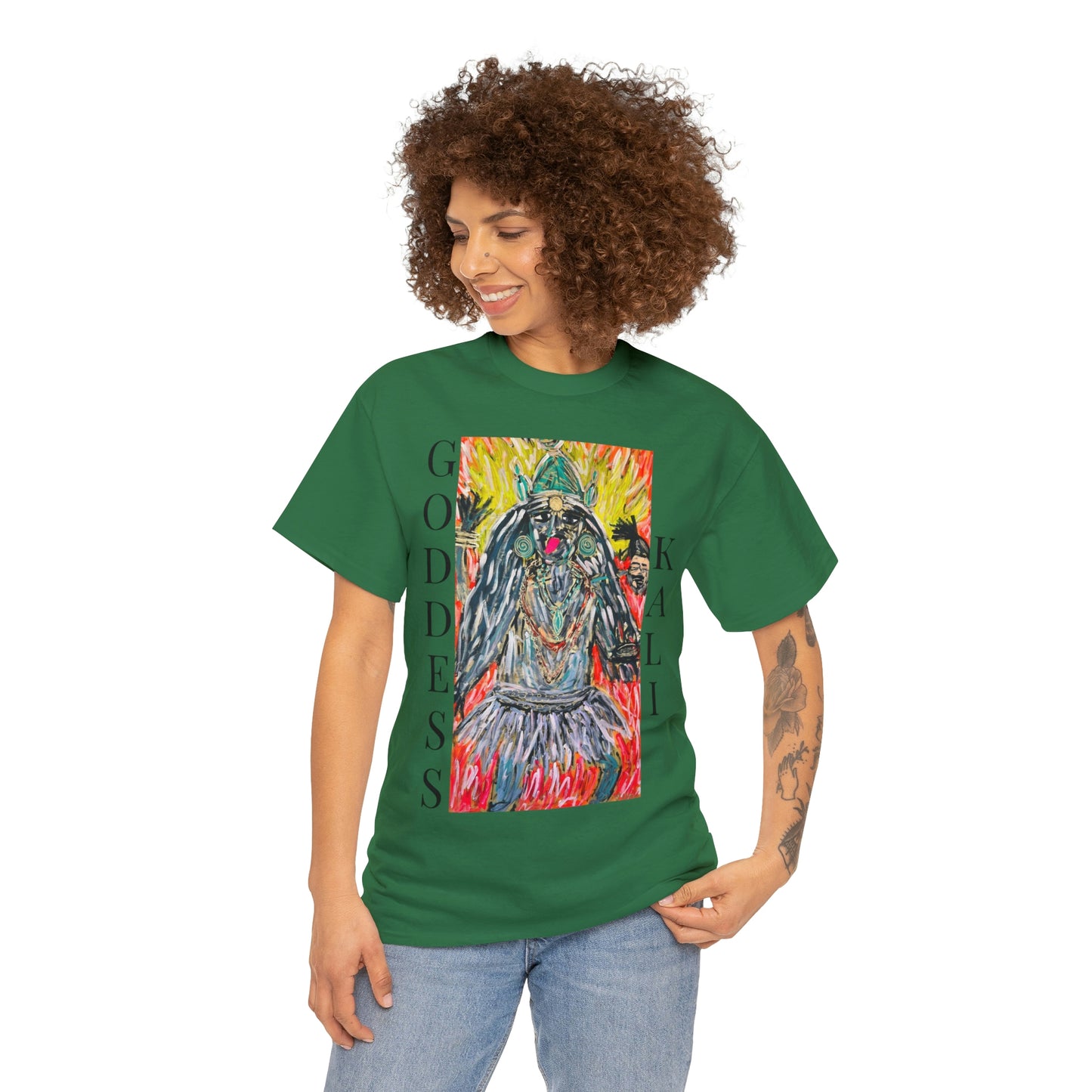 Hindu GODDESS Kali Unisex Heavy Cotton Tee