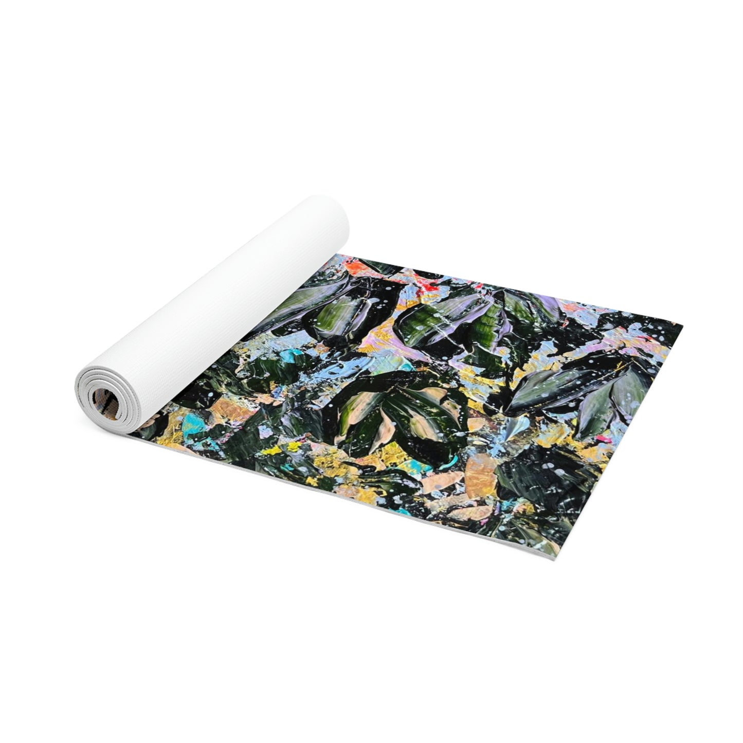 "WILL I OPEN OR WILL I CLOSE" ORIGINAL ART Foam Yoga Mat