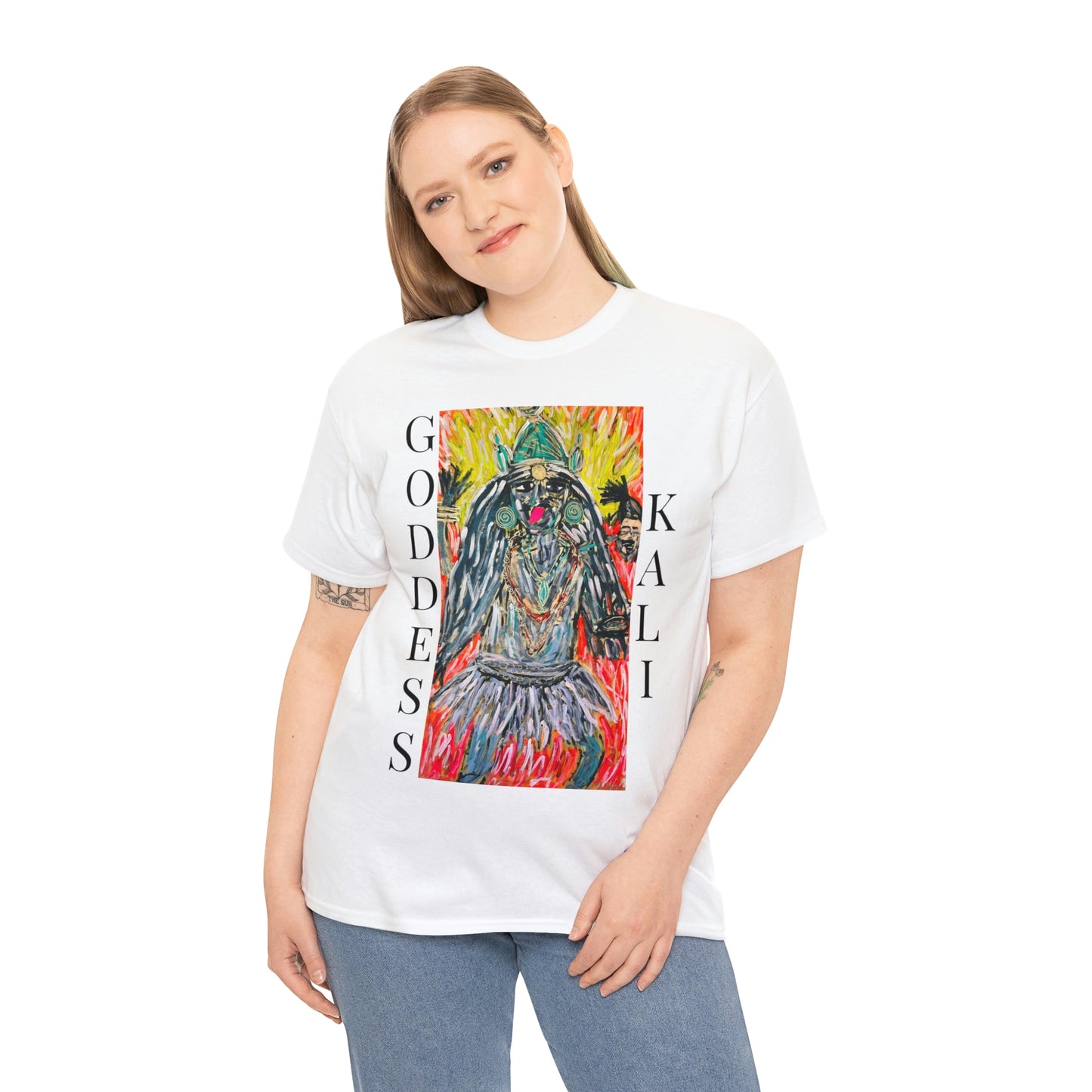 Hindu GODDESS Kali Unisex Heavy Cotton Tee