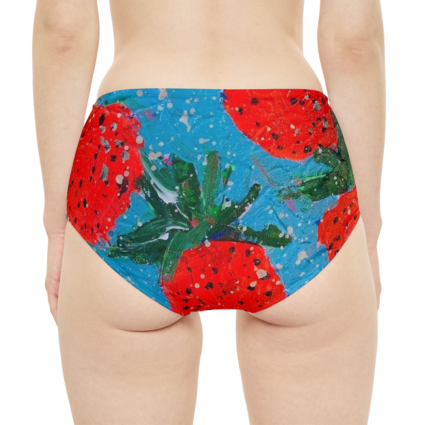 "Juicy" High-Waist Hipster Bikini Bottom