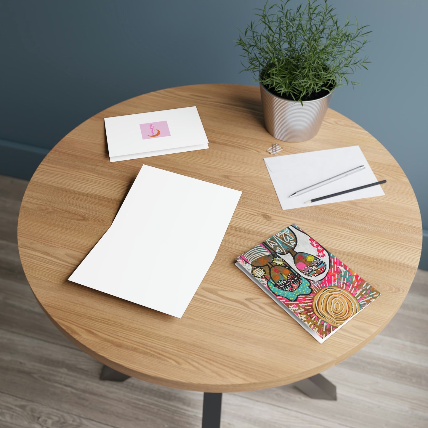 GIR TALK ART SERIES Greeting Cards