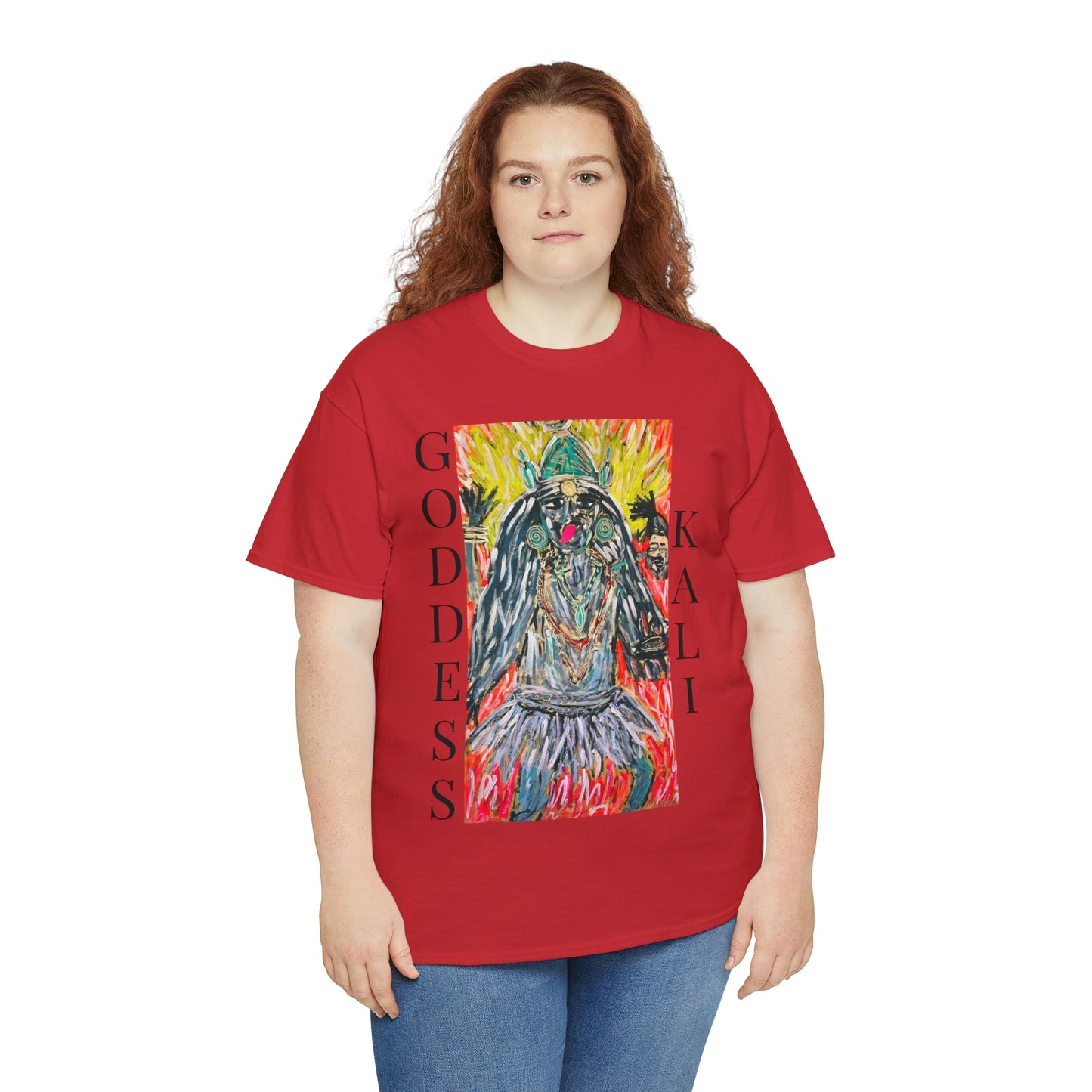 Hindu GODDESS Kali Unisex Heavy Cotton Tee