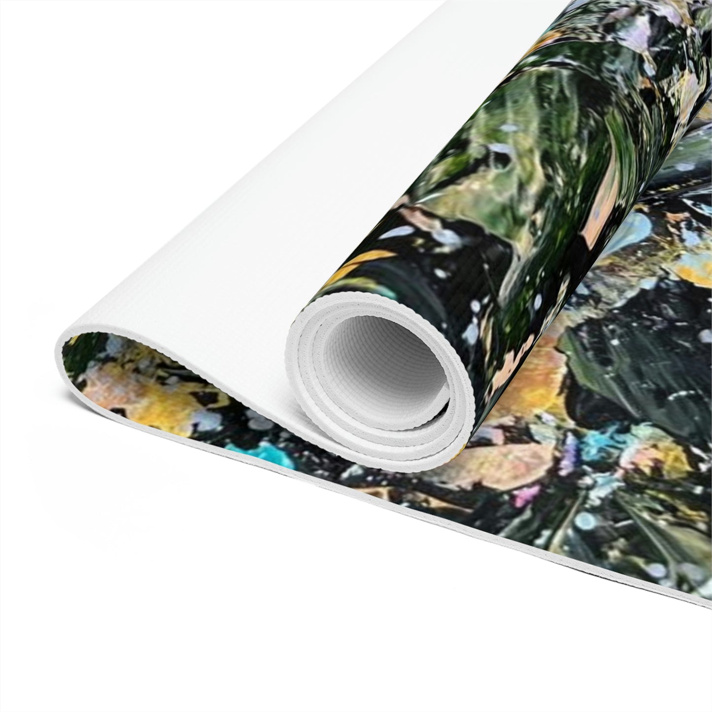 "WILL I OPEN OR WILL I CLOSE" ORIGINAL ART Foam Yoga Mat