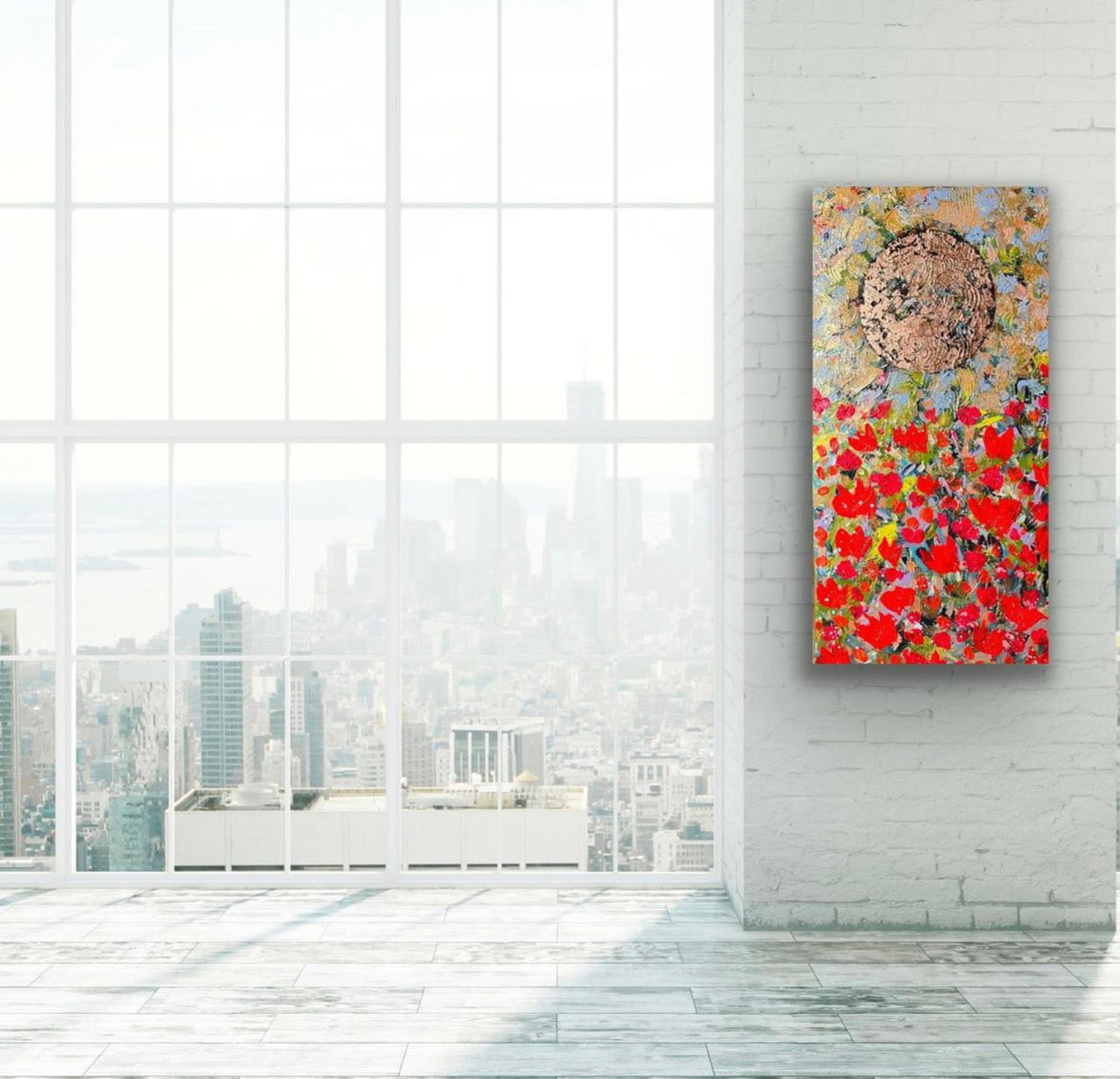 "All We Do Is Shine" Original Painting on Gallery Wrapped Canvas