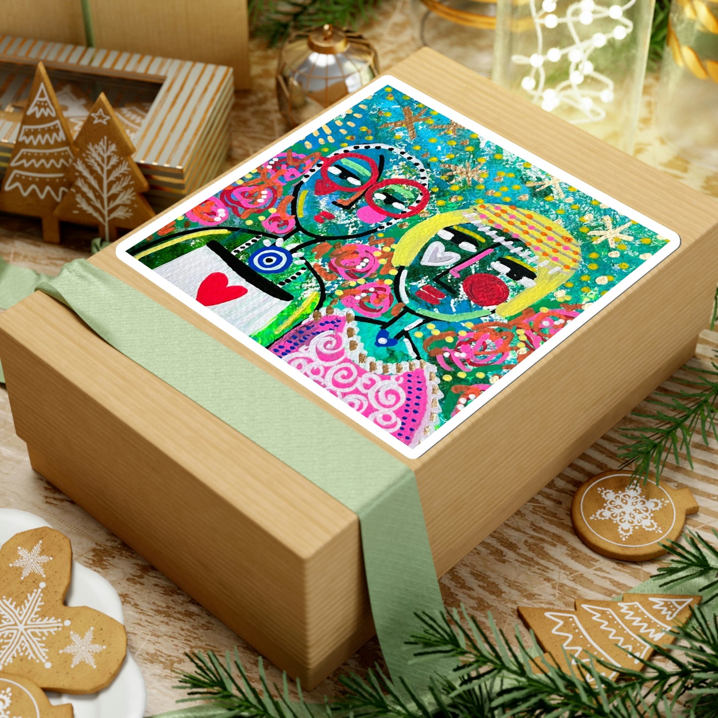 Girl Talk Art Series Stickers