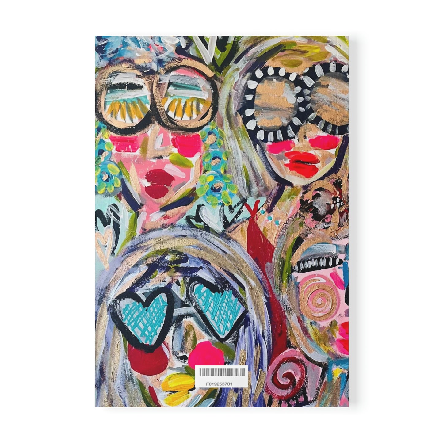 "The Company We Keep" Girl Talk Art Softcover Notebook