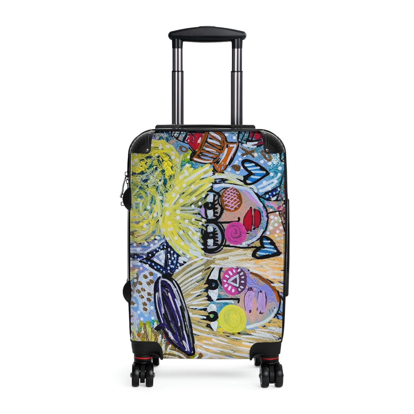 "2 American Girls In Paris" Suitcase