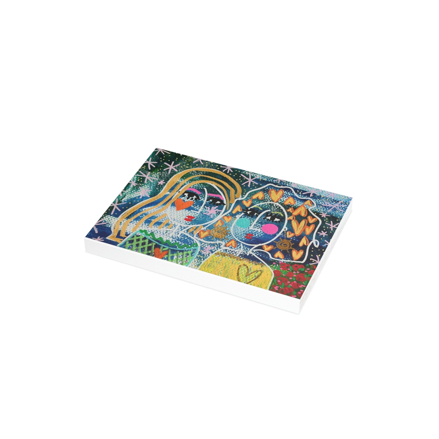 "State of Grace" Girl Talk Art Greeting Cards