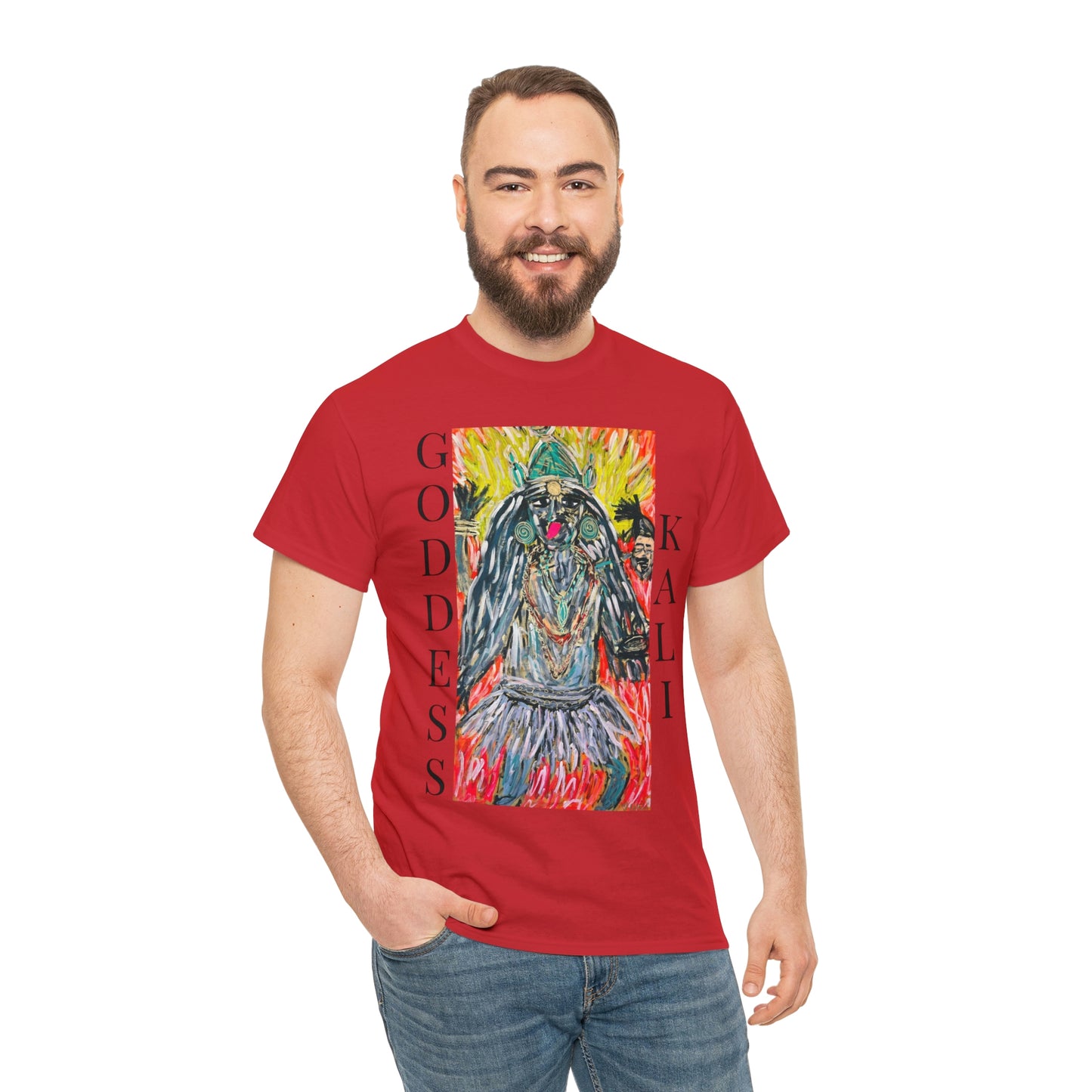Hindu GODDESS Kali Unisex Heavy Cotton Tee