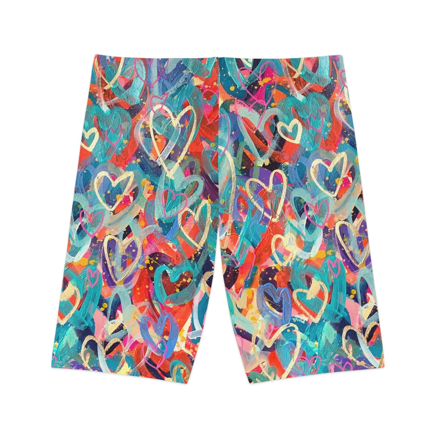 Grateful Heart Art Women's Yoga Shorts