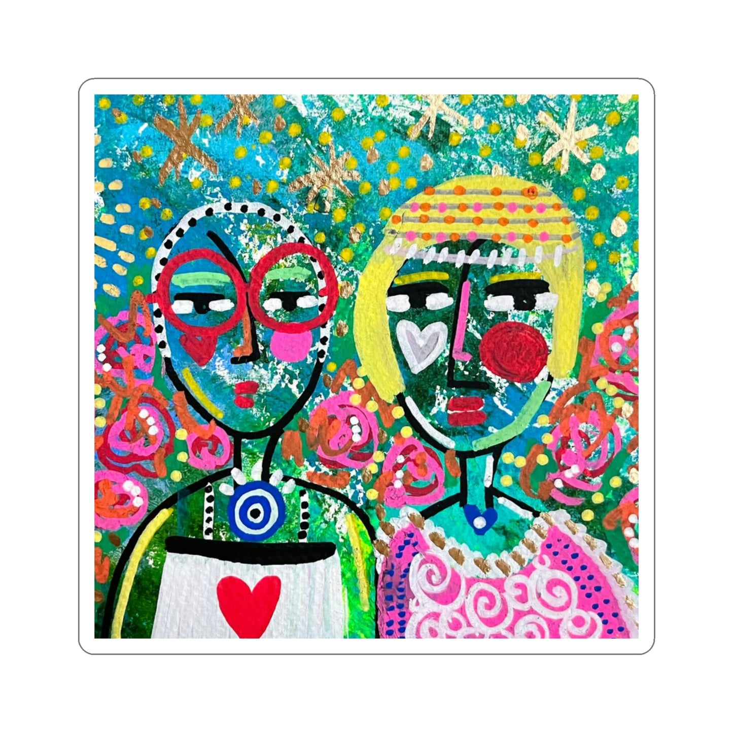 Girl Talk Art Series Stickers