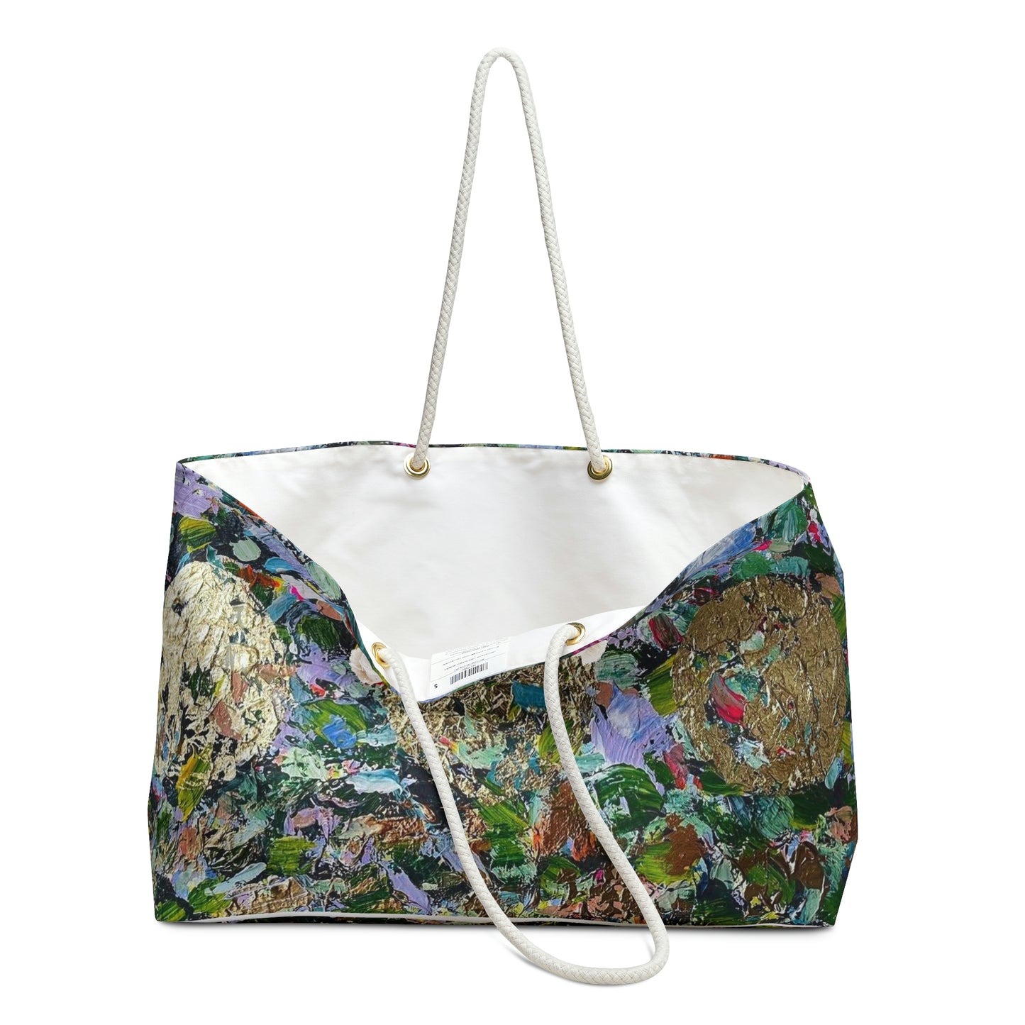 "Triple Moon Goddess" Original Artwork Weekender Bag