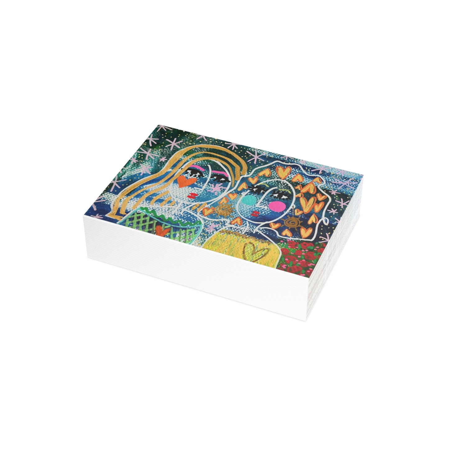 "State of Grace" Girl Talk Art Greeting Cards