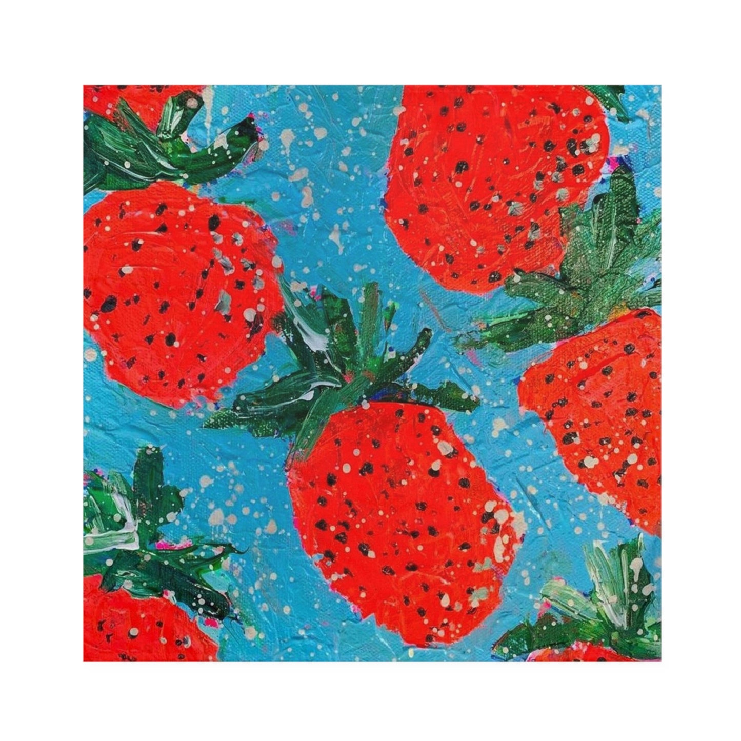 "Juicy" Original Art  Table Napkins