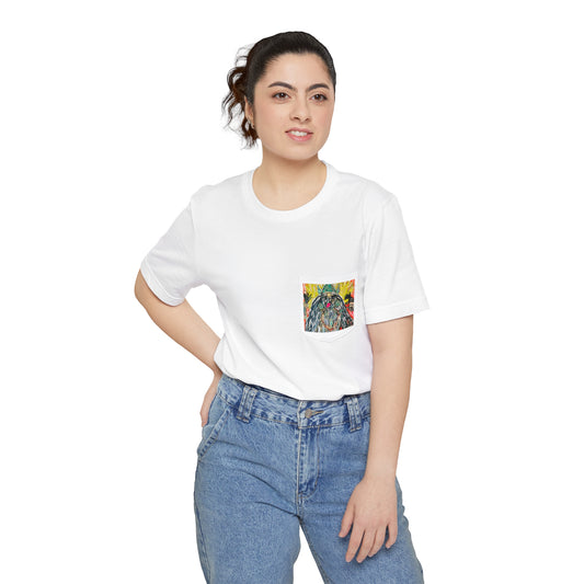 Hindu Goddess Kali Unisex Pocket Tee