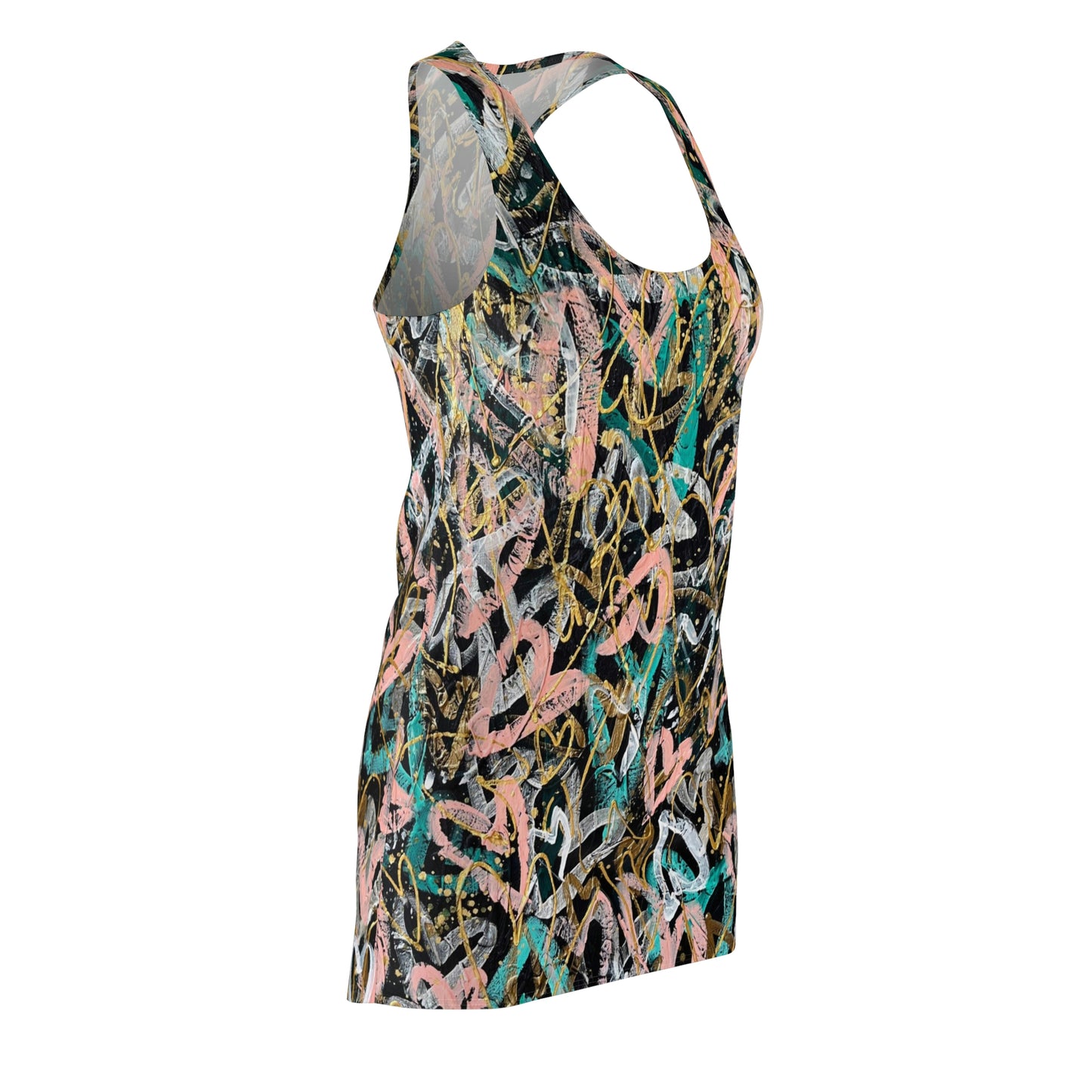 "Only Love is Real" Grateful Heart Art Women's Racerback Dress