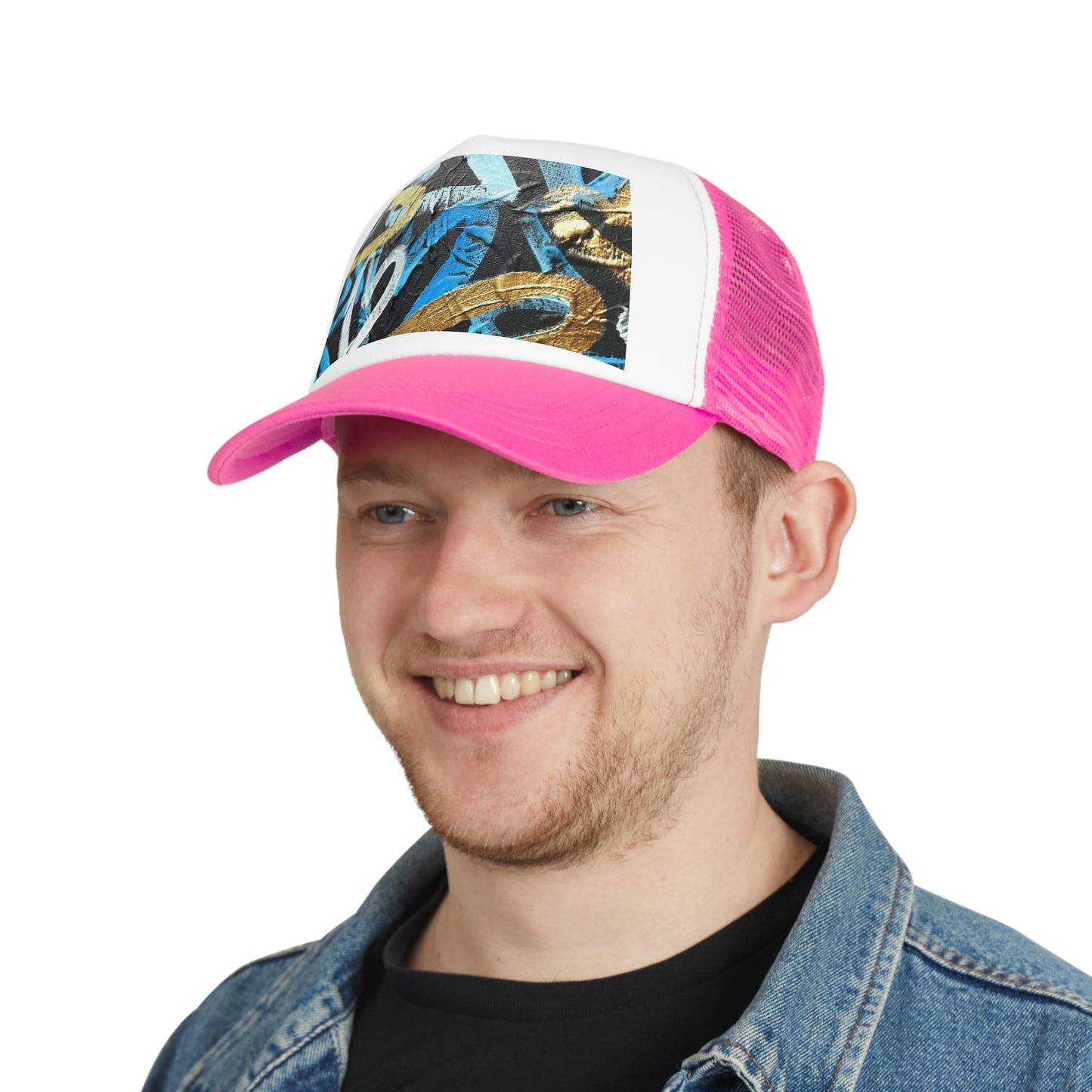 "LOVEHAPPY" Unisex Mesh Cap