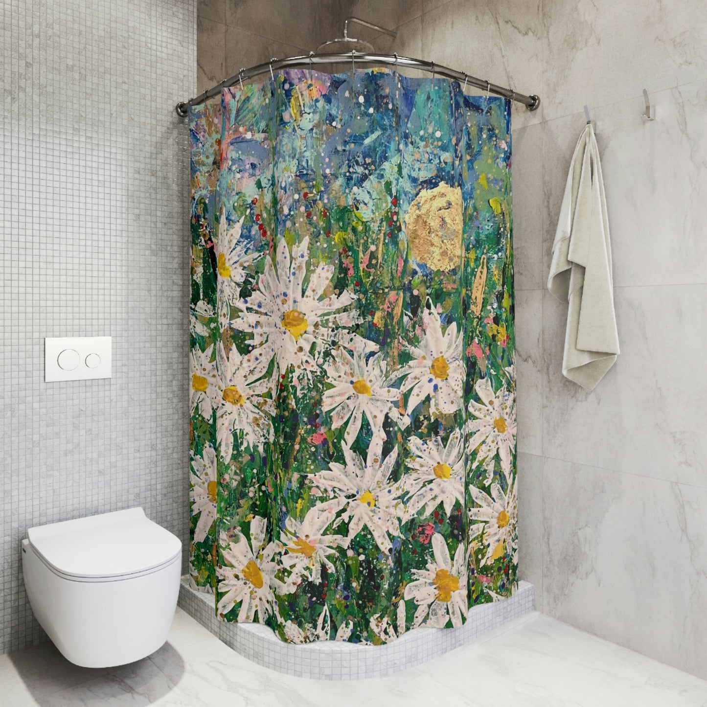 "A BLESSED LIFE" Shower Curtain