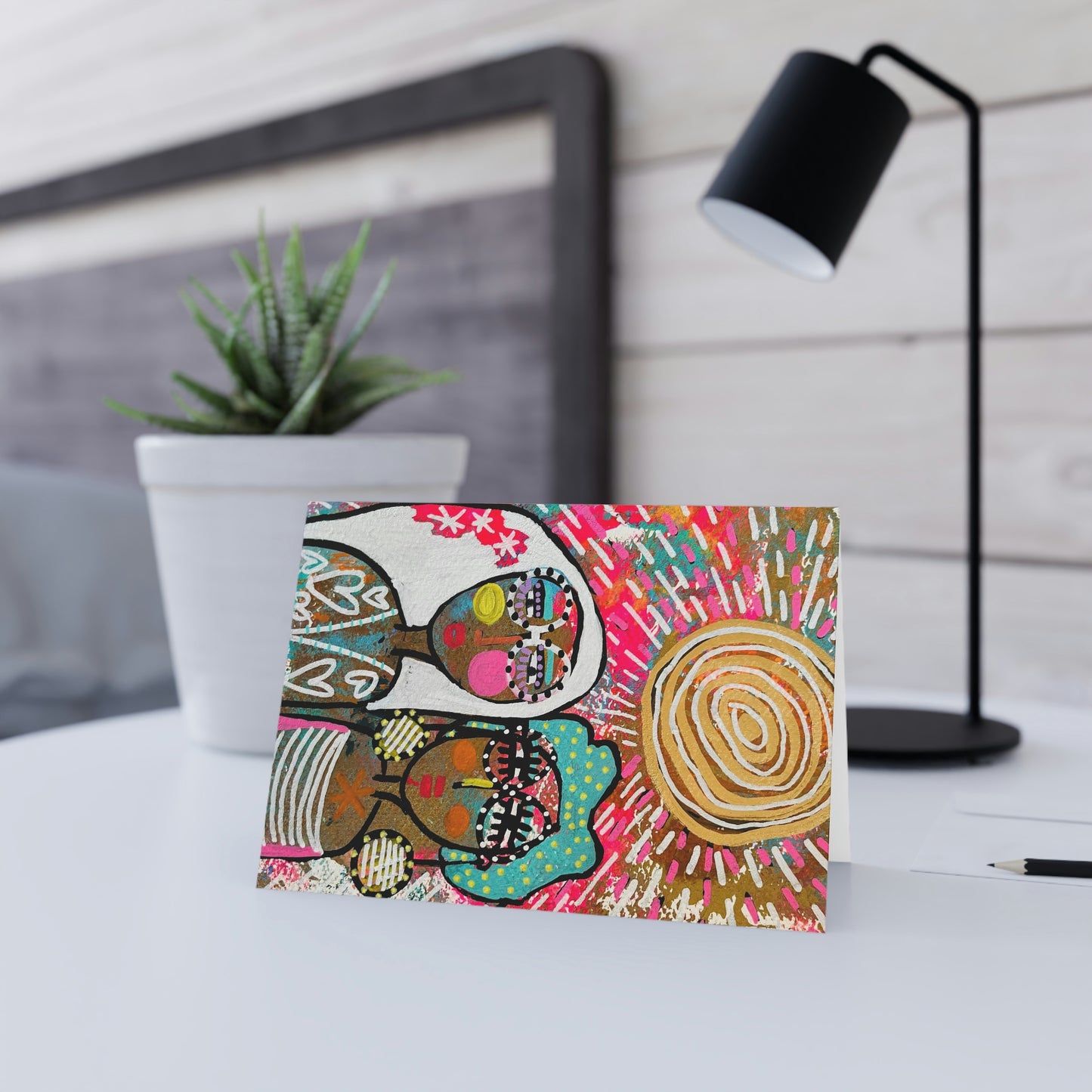 GIR TALK ART SERIES Greeting Cards