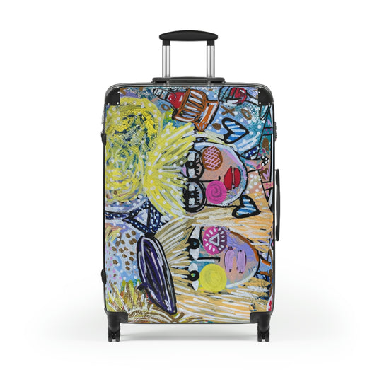 "2 American Girls In Paris" Suitcase