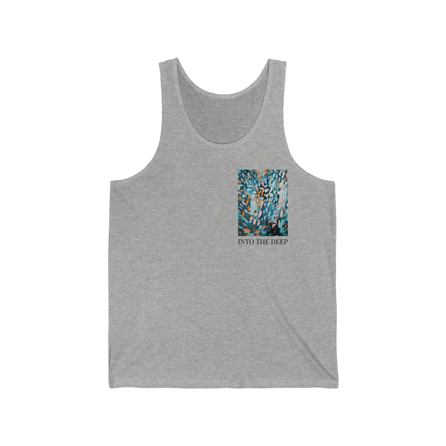 INTO THE DEEP Original Artwork Unisex Jersey Tank