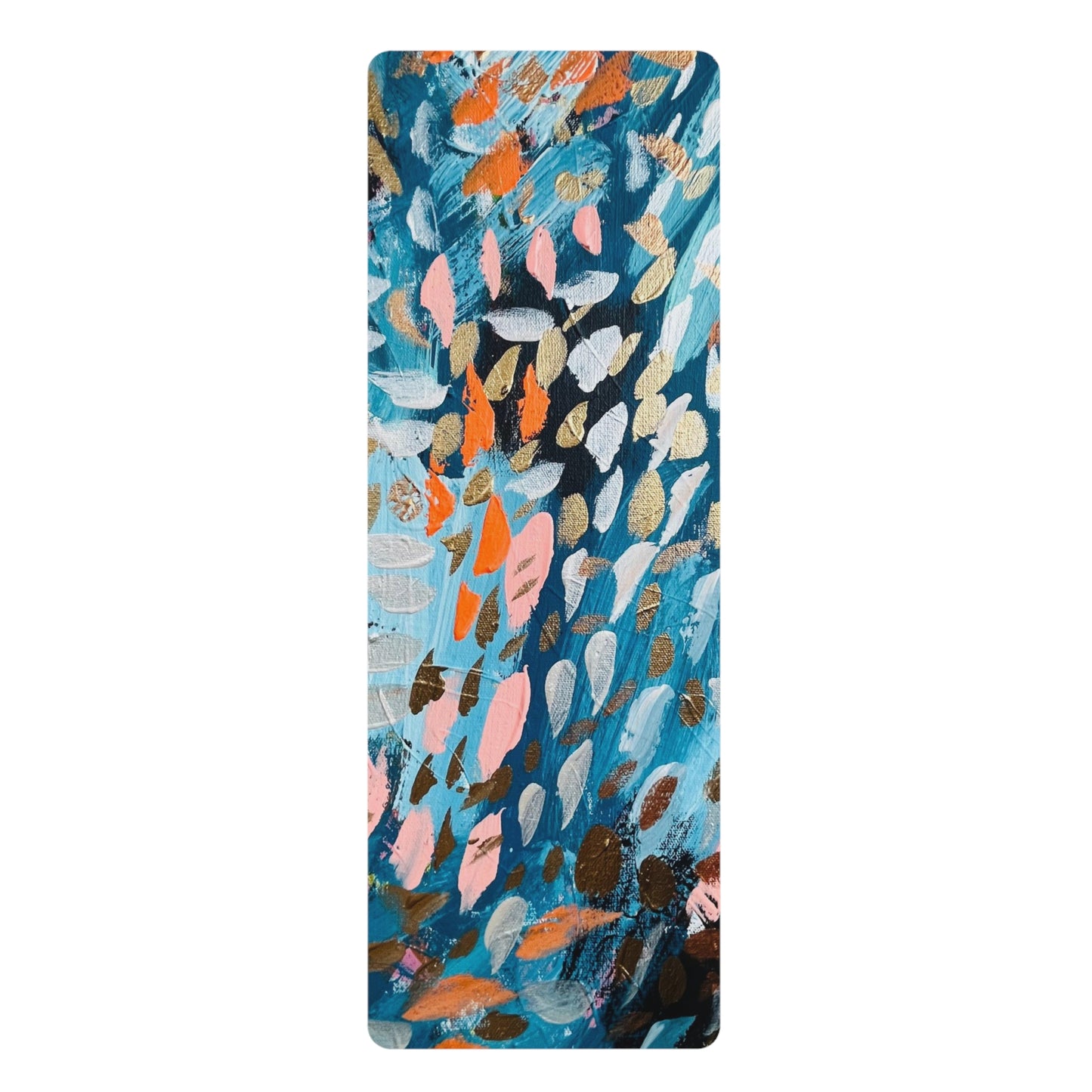 "Into the Deep" Original Art Rubber Yoga Mat