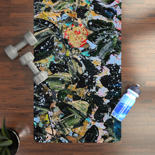 "Will I Open Or Will I Close" Rubber Yoga Mat