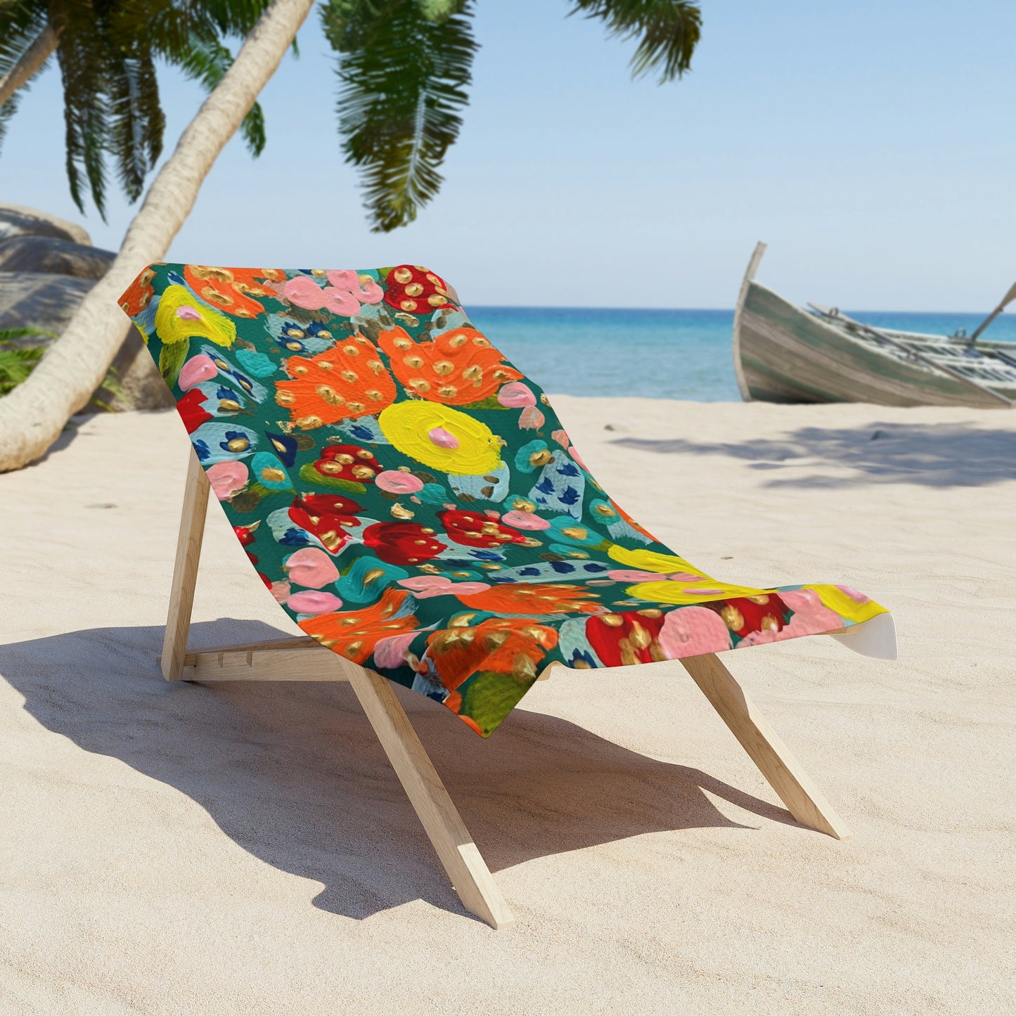 "Garden Dreams" Beach Towel