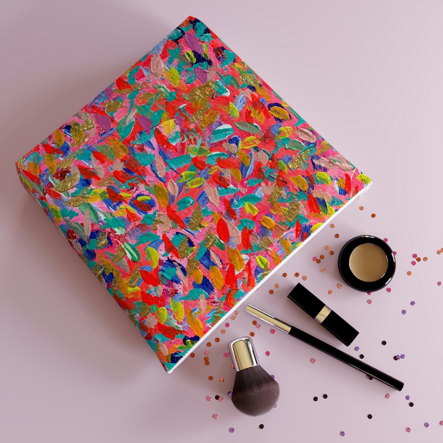 "It's All Jazz" Original Art Work Cotton Cosmetic Bag