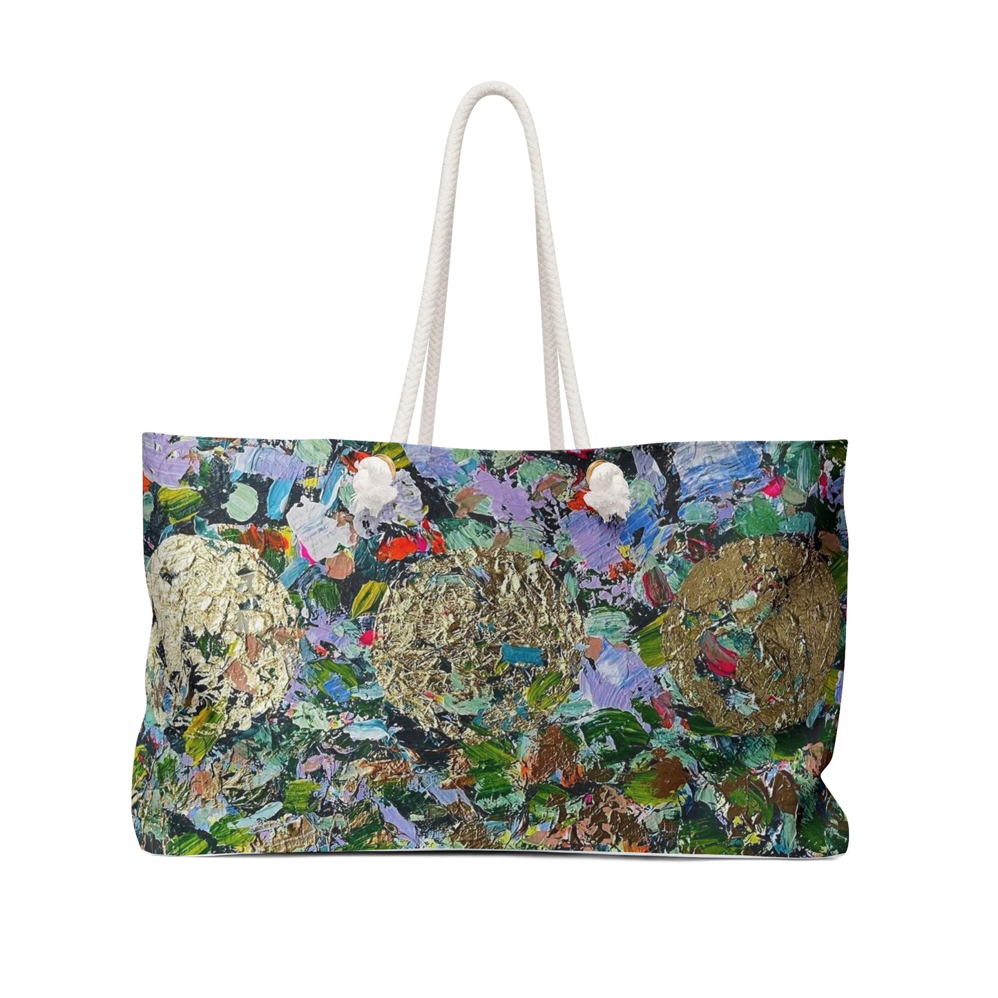 "Triple Moon Goddess" Original Artwork Weekender Bag