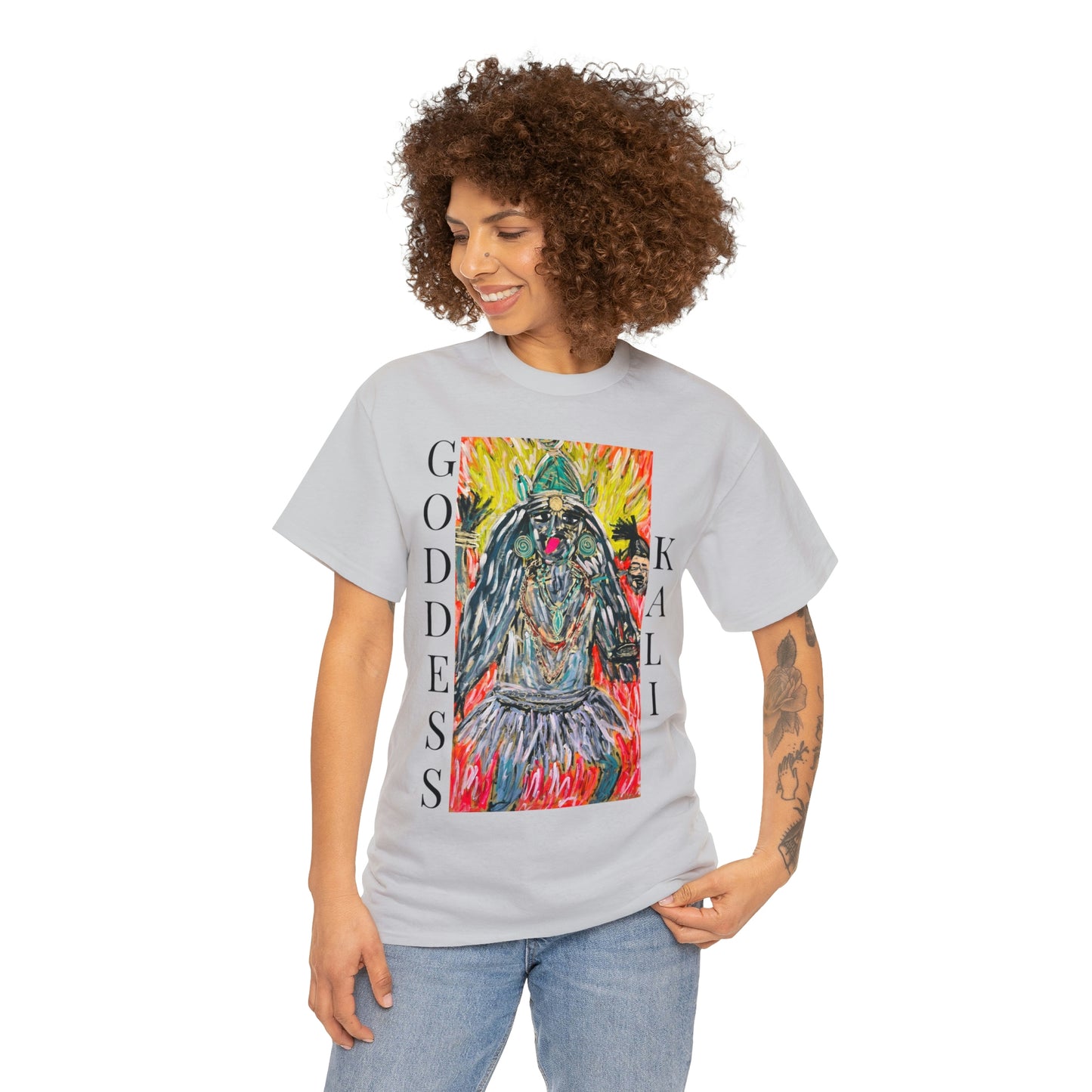 Hindu GODDESS Kali Unisex Heavy Cotton Tee