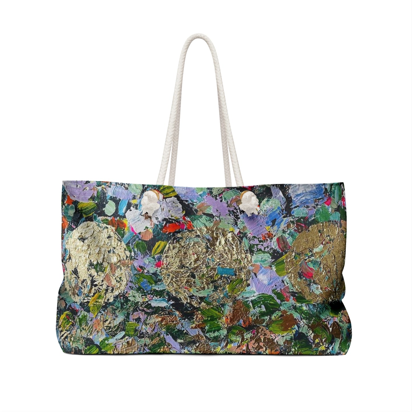 "Triple Moon Goddess" Original Artwork Weekender Bag