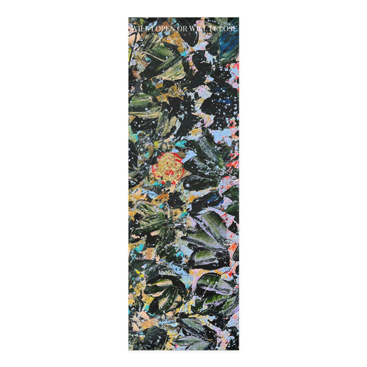 "WILL I OPEN OR WILL I CLOSE" ORIGINAL ART Foam Yoga Mat