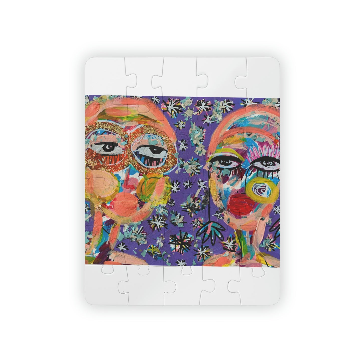 "Starry Nights With Friends" Girl Talk Art Series Kids' Puzzle, 30-Piece