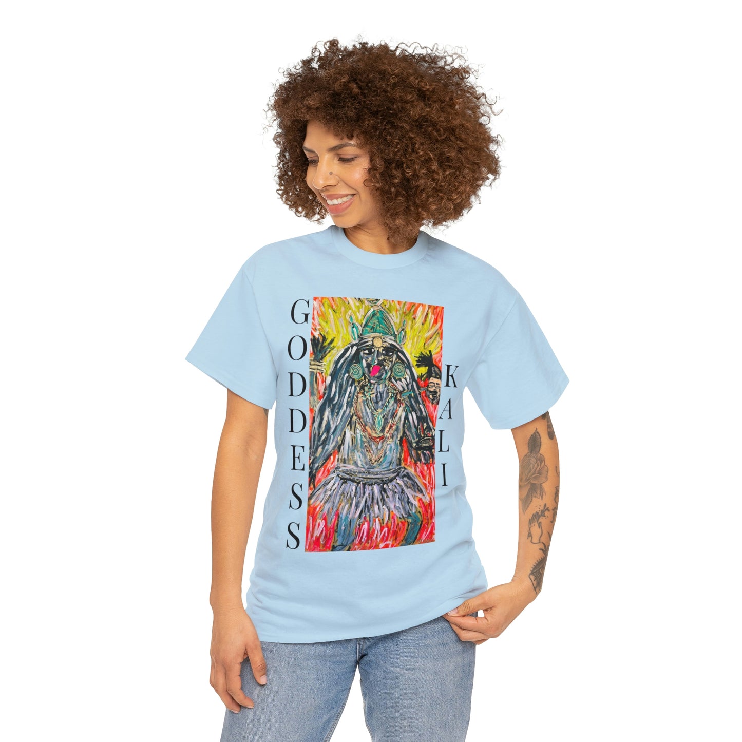 Hindu GODDESS Kali Unisex Heavy Cotton Tee