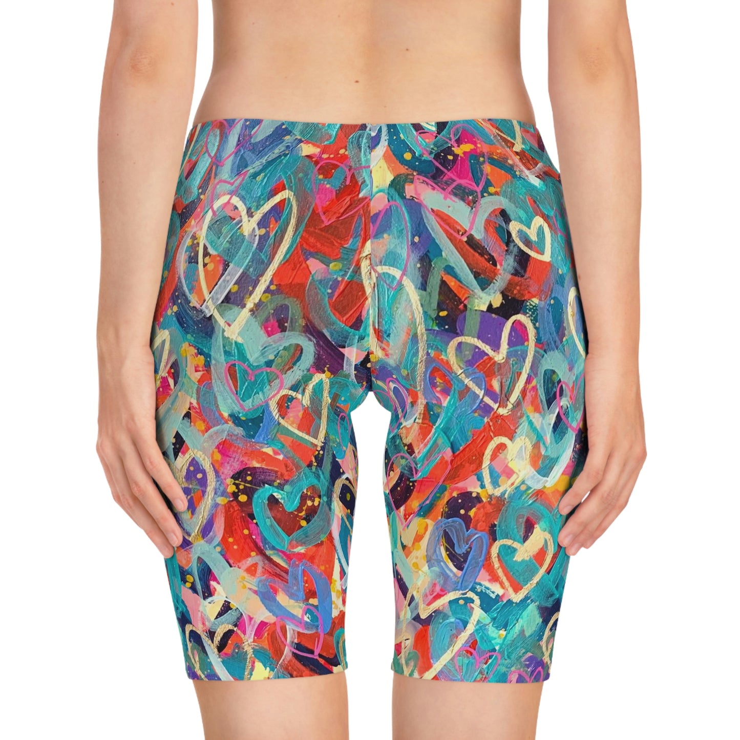 Grateful Heart Art Women's Yoga Shorts
