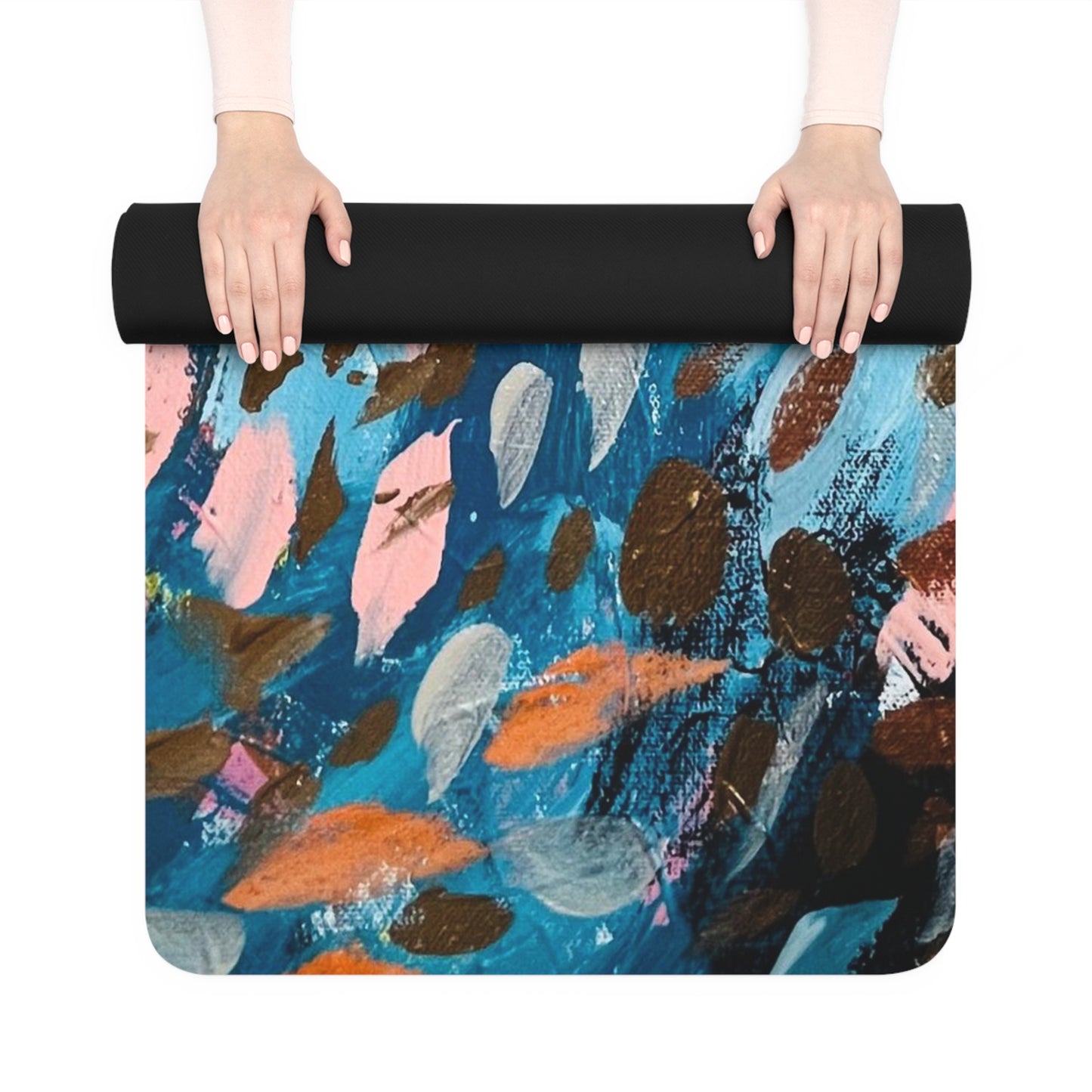 "Into the Deep" Original Art Rubber Yoga Mat