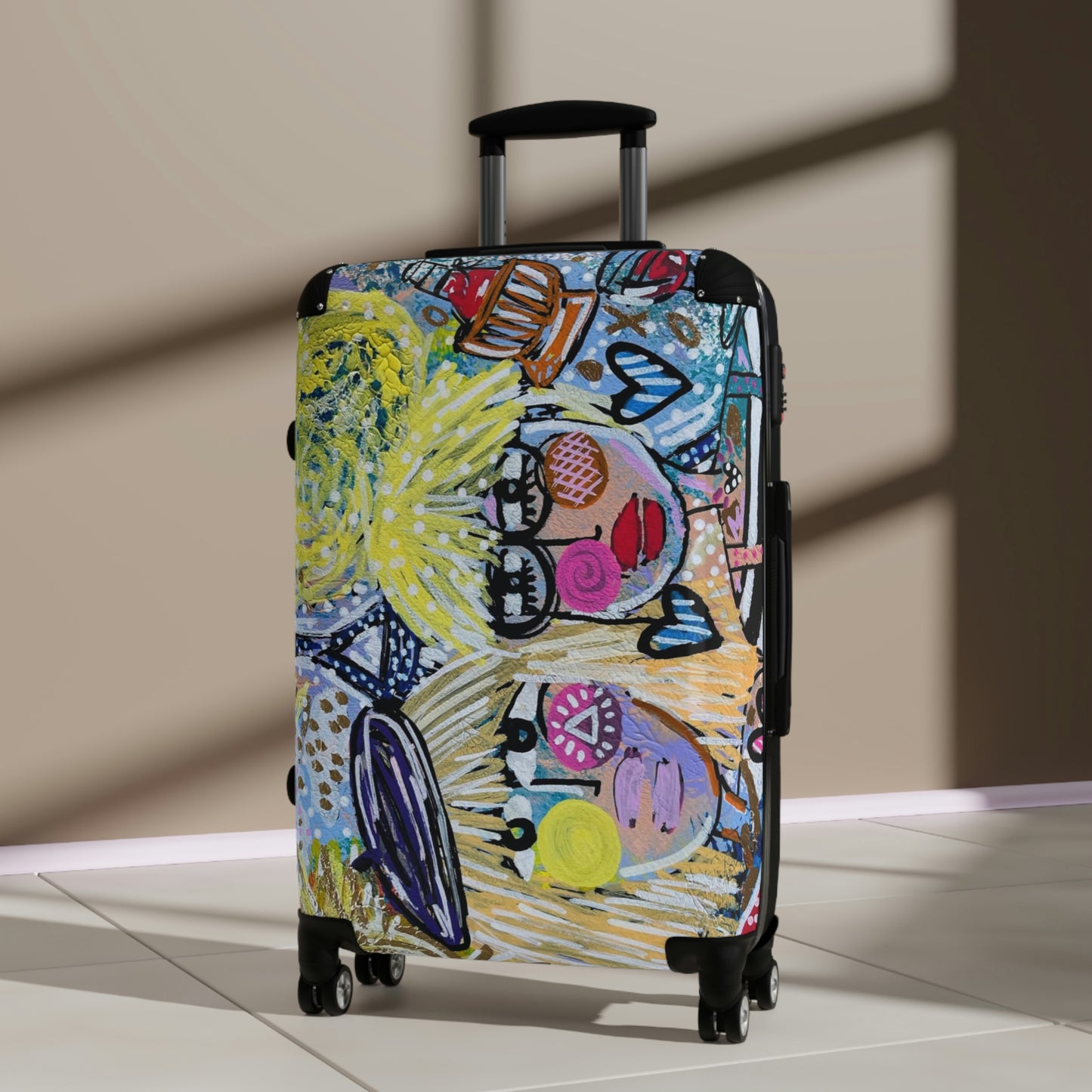 "2 American Girls In Paris" Suitcase