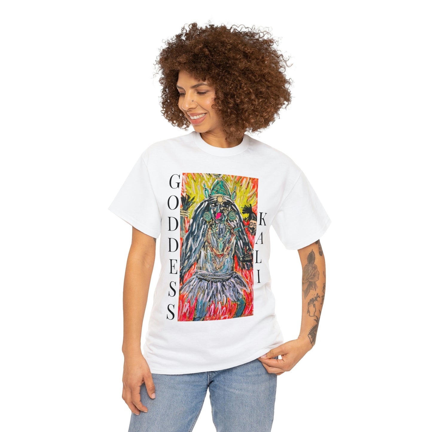 Hindu GODDESS Kali Unisex Heavy Cotton Tee