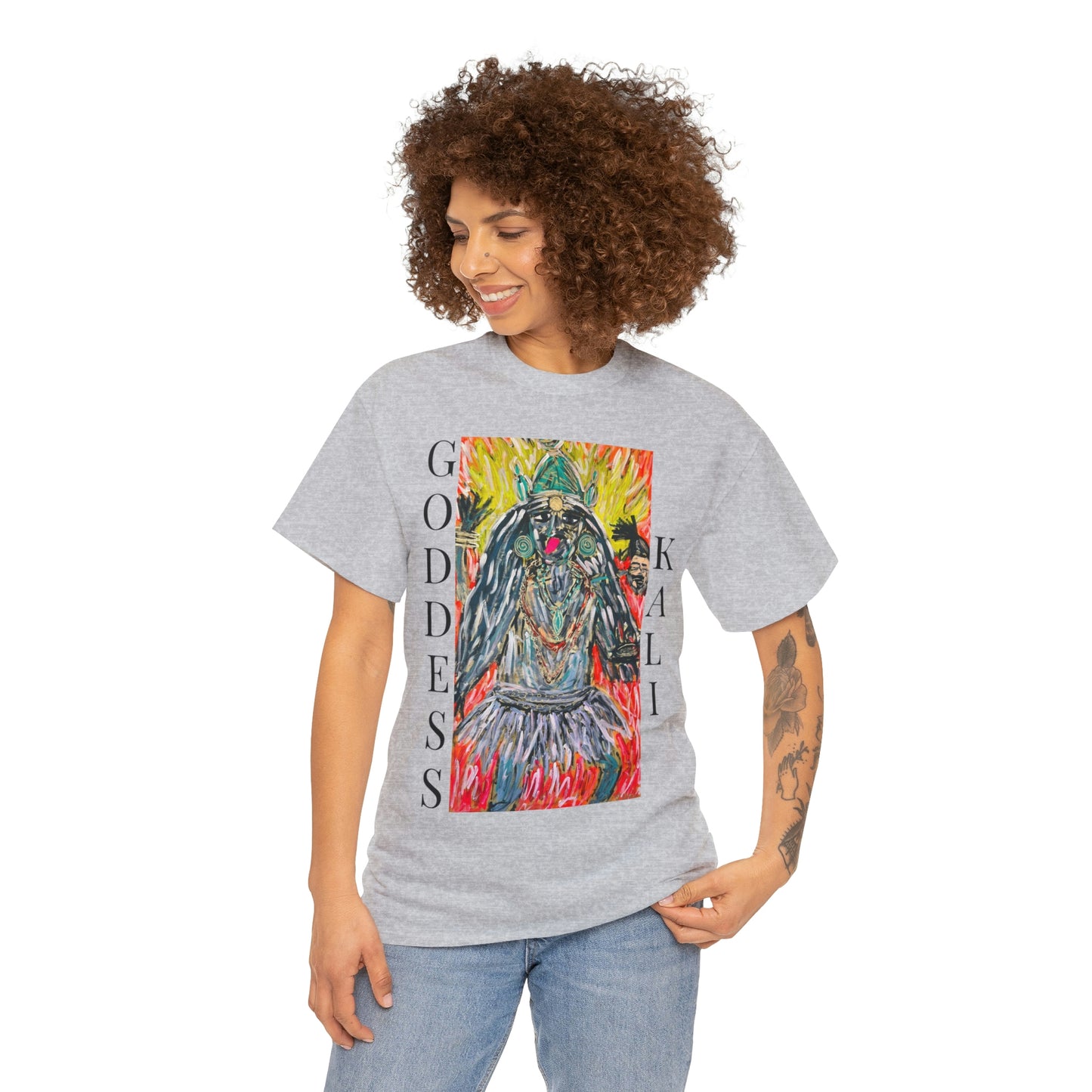 Hindu GODDESS Kali Unisex Heavy Cotton Tee
