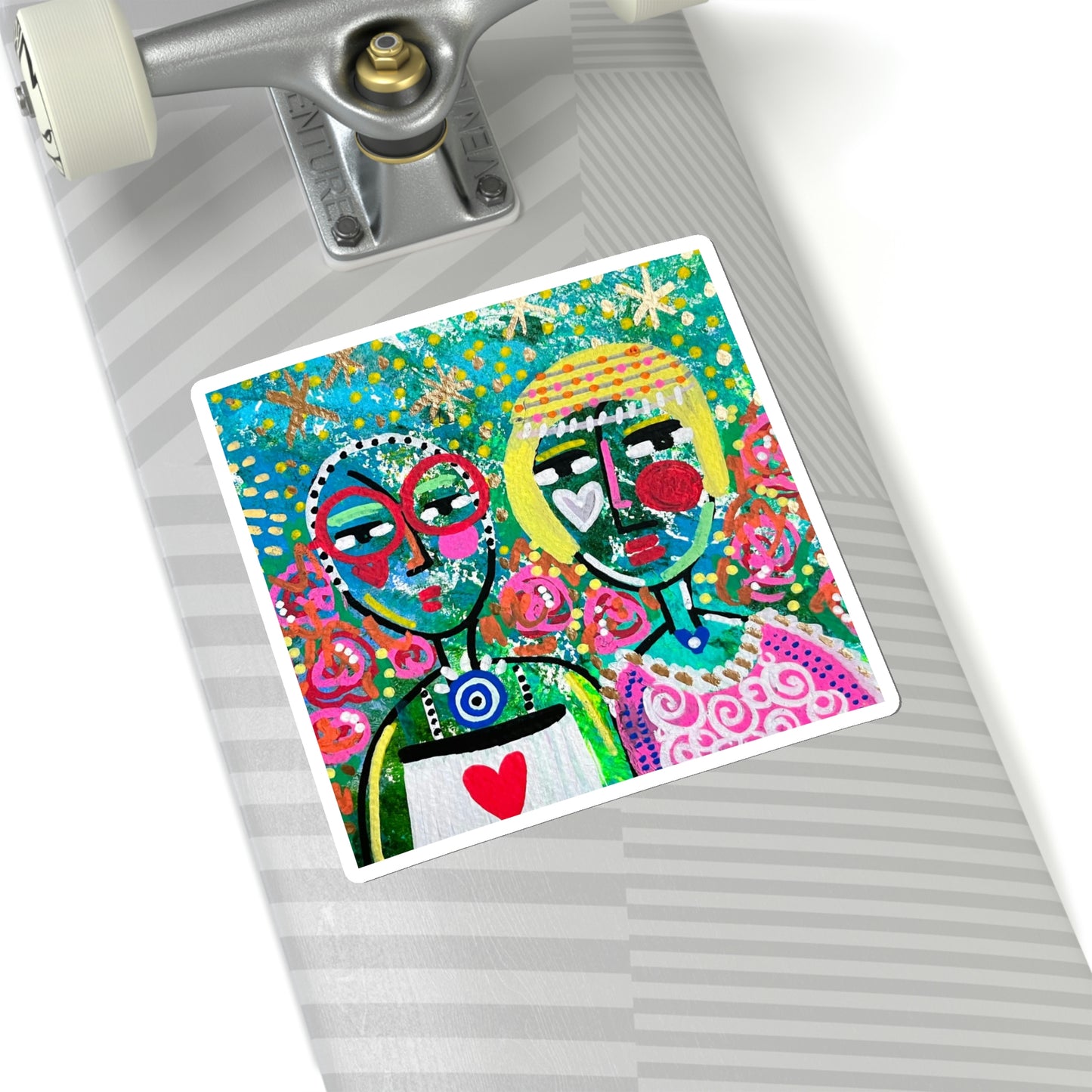 Girl Talk Art Series Stickers